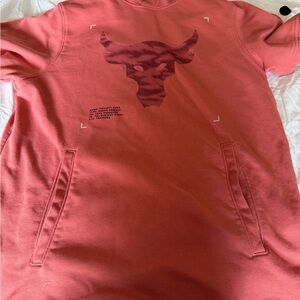Under Armour Project Rock Hoodie with Bull Logo